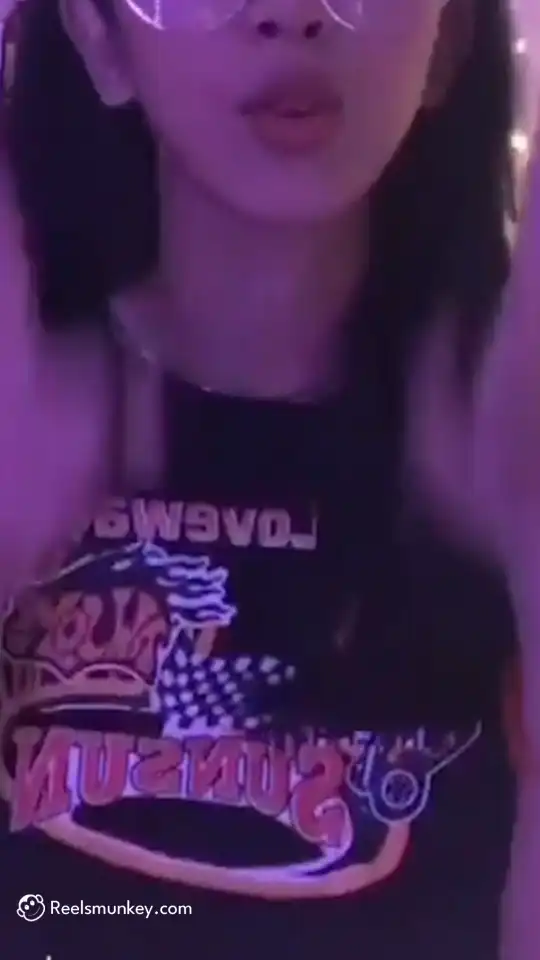 Pretty Small Asian Teen Vibing With TikTok Music And Flashes Her Tiny Tits